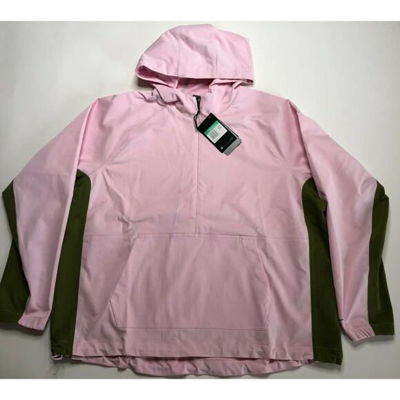 Nike Women's Pink Foam Repel Anorak Golf Jacket CU9663-663 XL📦 - Picture 1 of 10